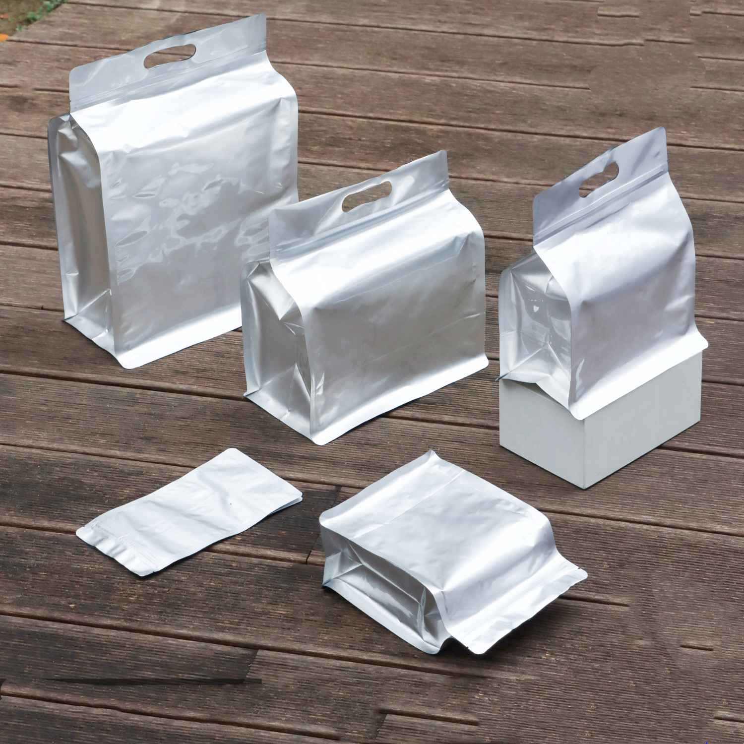 Food Day Snacks - 20PCS 3D Portable Aluminum Foil Ziplock