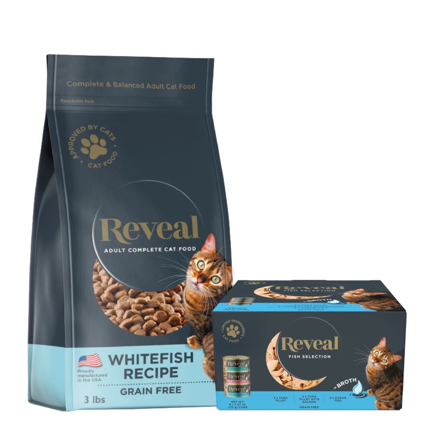 Foods X - Reveal Dry Cat Food Whitefish Recipe