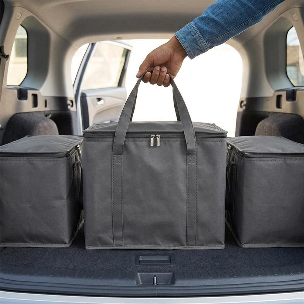 Food Snacks Delivery - Upgrade Portable Lunch Cooler Bag Folding