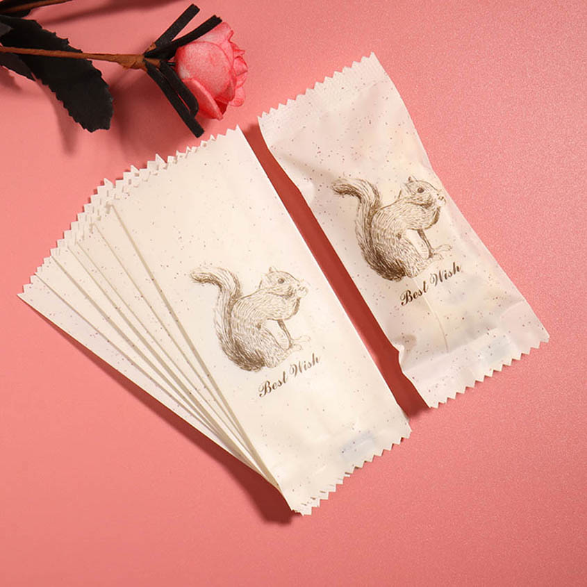 Food Day Snacks - 100pcs/lot Cartoon Squirrel Decor Nougat Gift