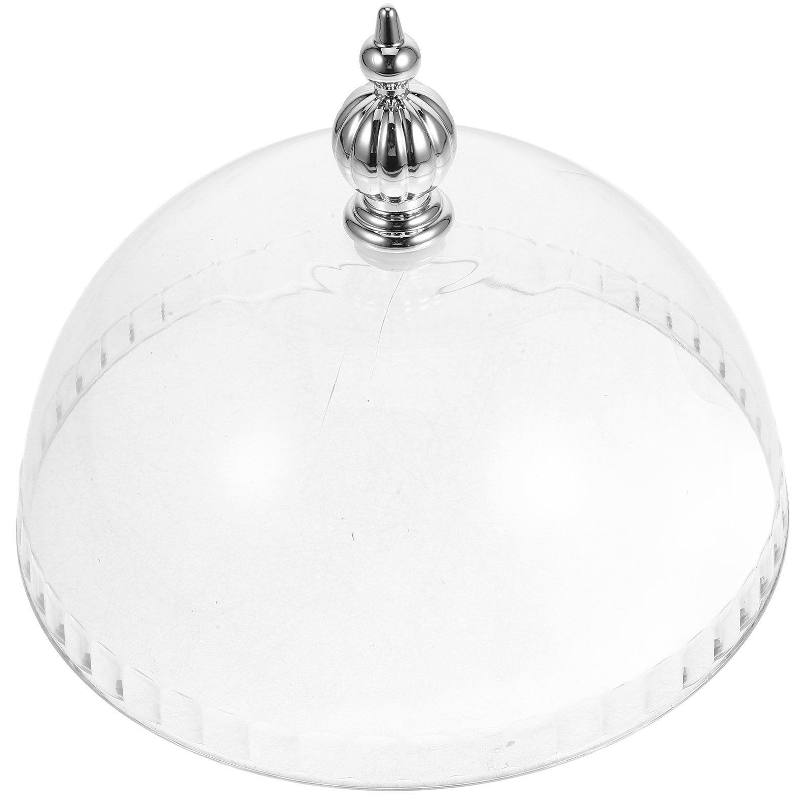 Food Platter Snacks - 6.8 Inch Transparent Cake Dome Cover