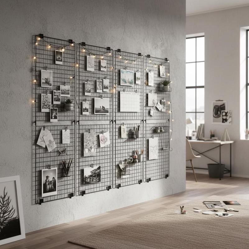Foods X - 3 Packs Grid Wall Panels, 2