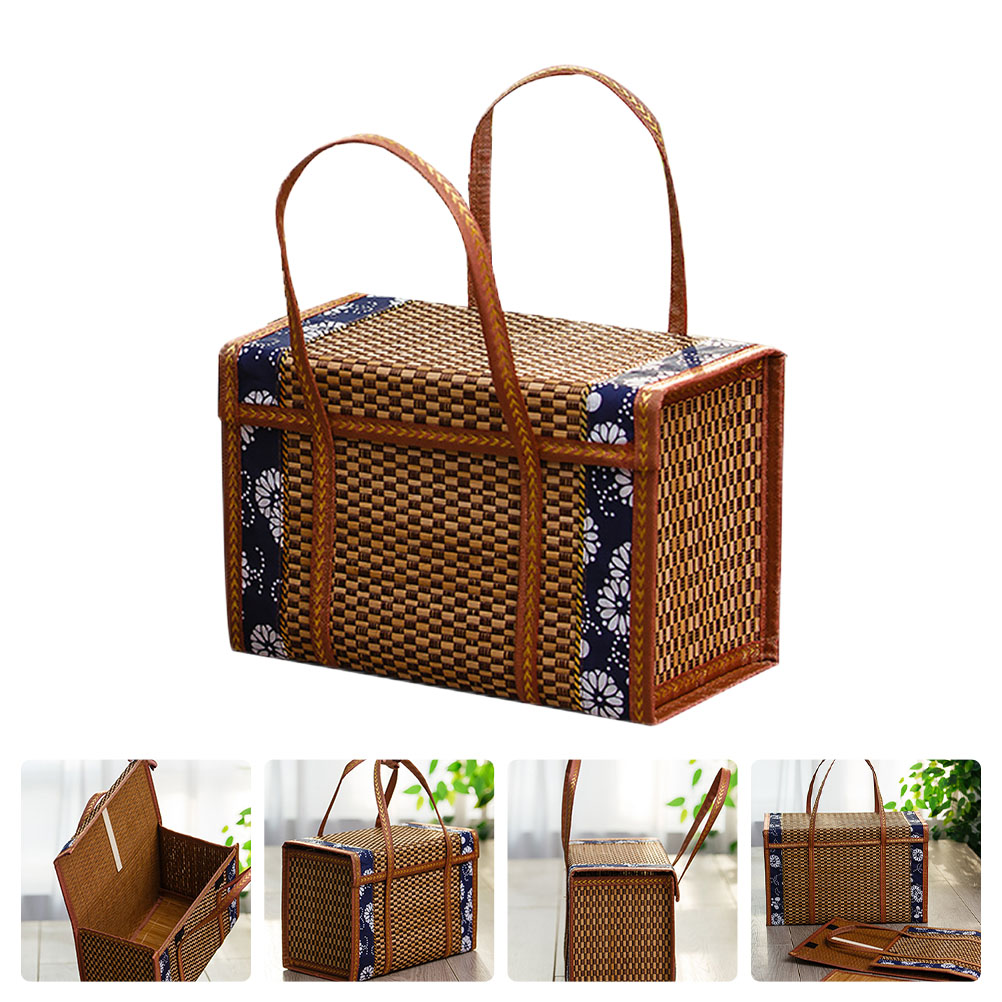 Food Snacks For Picnic - Snacks Bread Storage Basket Fruit Storage