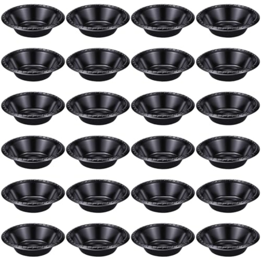 Food Snacks For Picnic - 24 Pack 16oz Disposable Plastic Bowls
