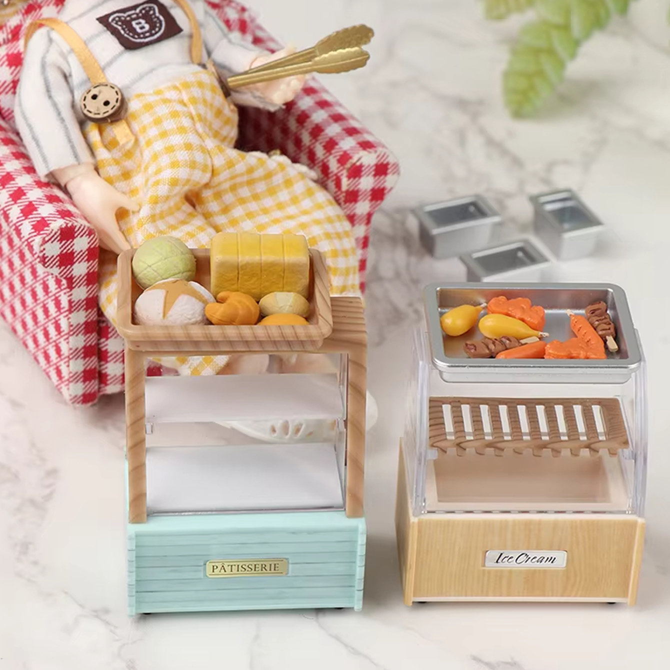 Dollhouse Miniature Bread Cabi - Food Snacks In Usa avis et prix