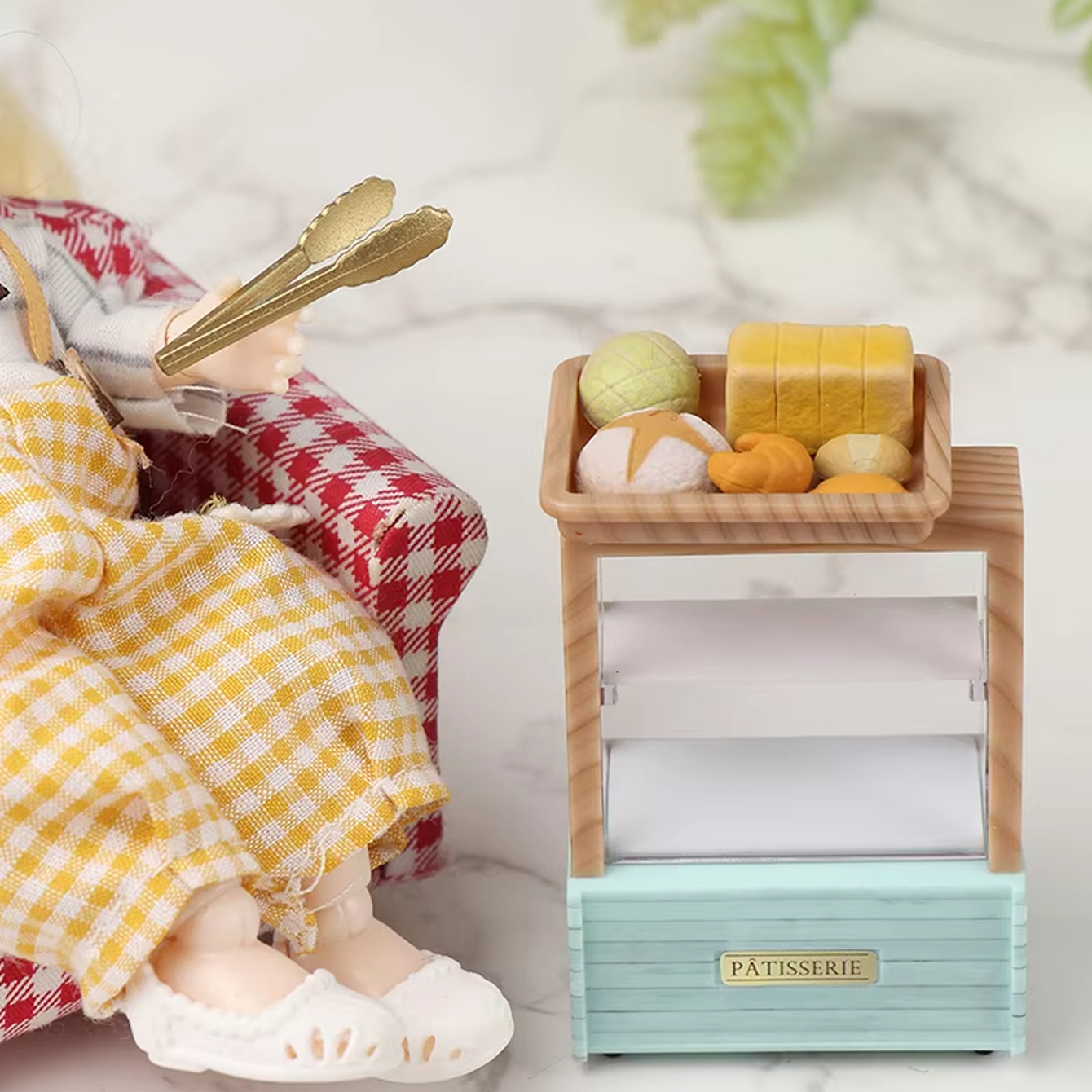Dollhouse Miniature Bread Cabi - Food Snacks In Usa avis et prix