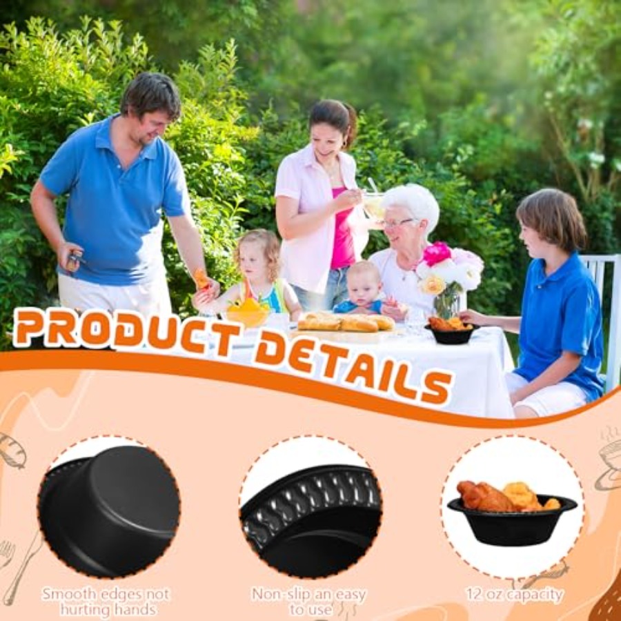 30 Pack 12 oz Disposable Plast - Food Snacks For Picnic avis et prix