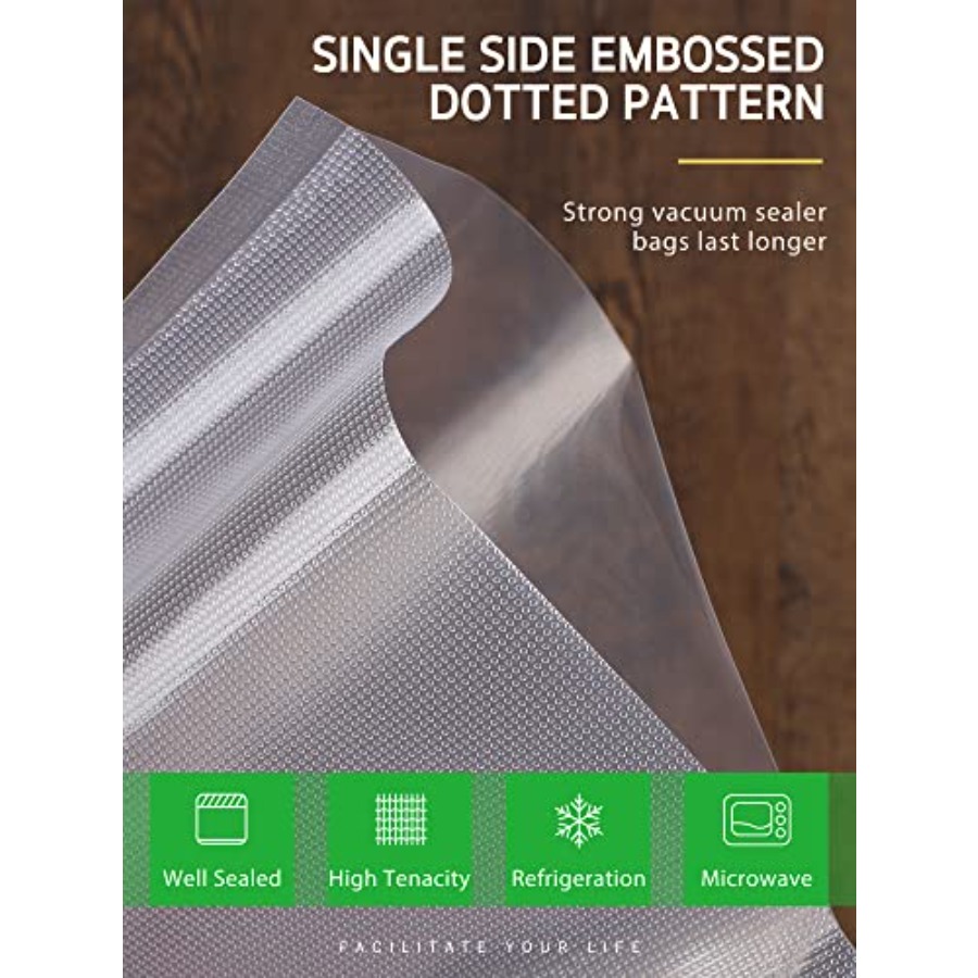 Vacuum Sealer Bags, 6 Pack 3 R - Foods X avis et prix