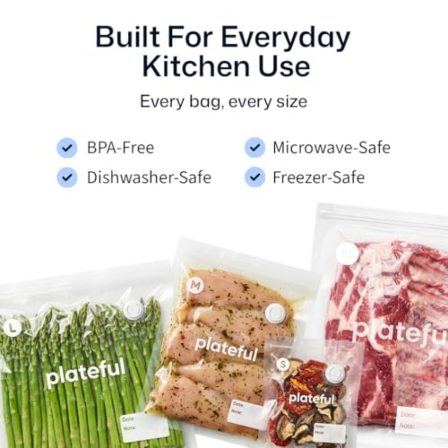 Vacuum Sealer Food Bags 10 x L - Foods X avis et prix