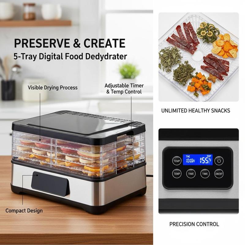 Food Jerky Dryer 5-Tray For Ki - Food And Snacks List avis et prix