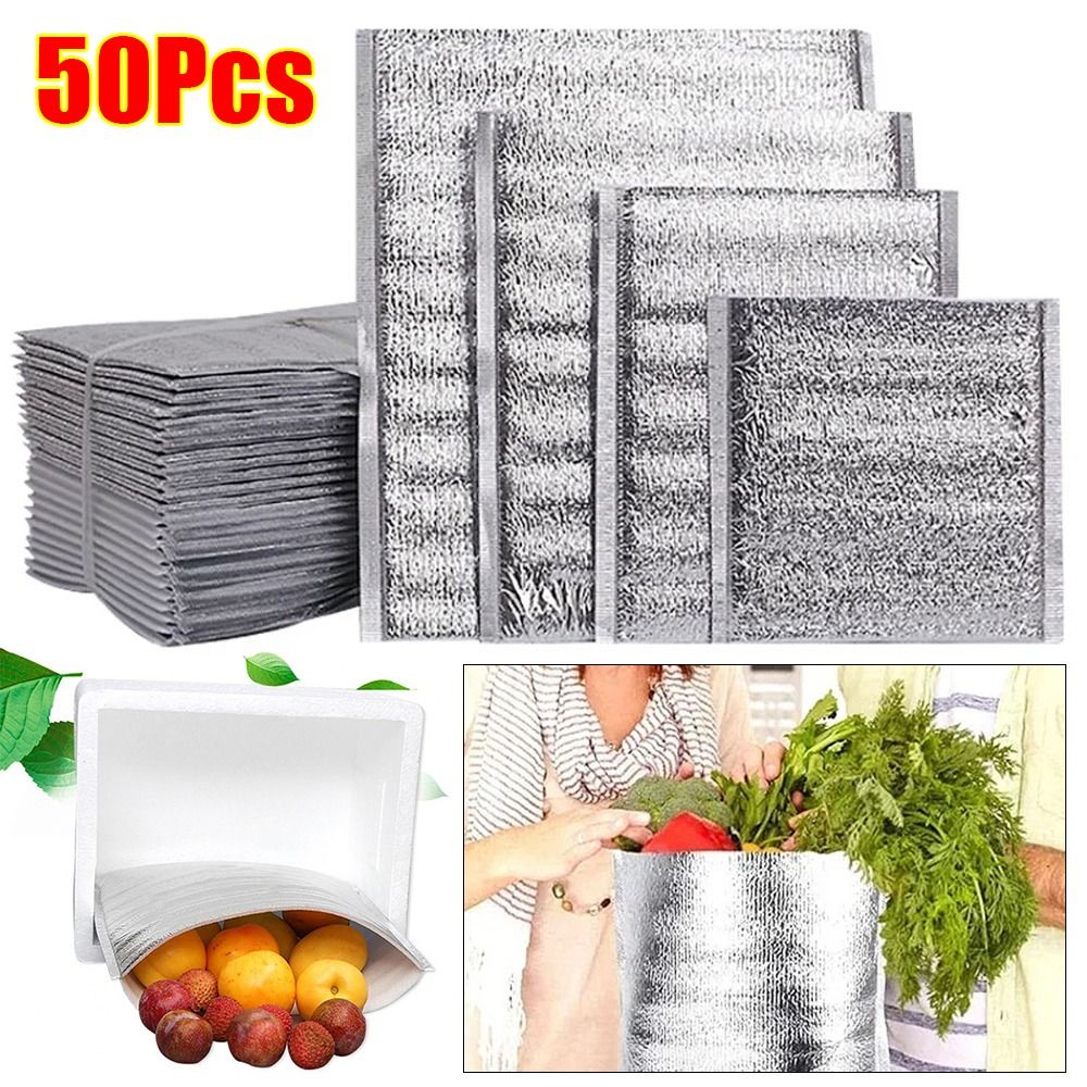 Aluminum Foil Cooler Bag Insul - Food Snacks Delivery avis et prix