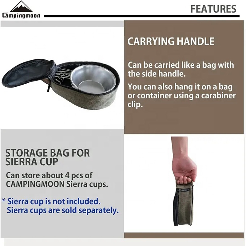 CAMPINGMOON S220-B Canvas Mini - Food Snacks Delivery avis et prix