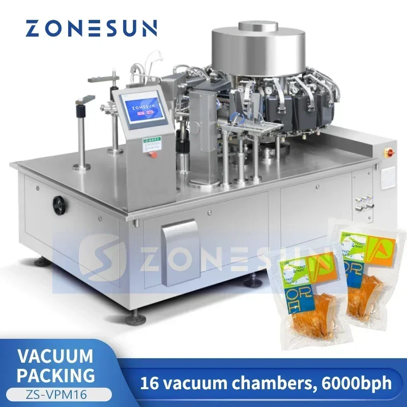 ZONESUN ZS-VPM16 Rotary Vacuum - Food Snacks In Usa avis et prix