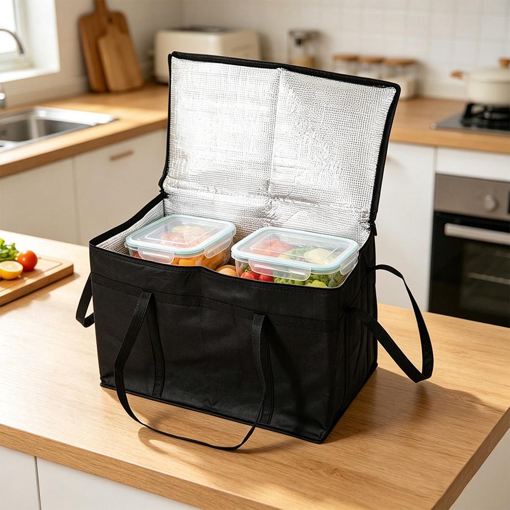 Insulated Thermal Tote Bag Big - Food Snacks Delivery avis et prix