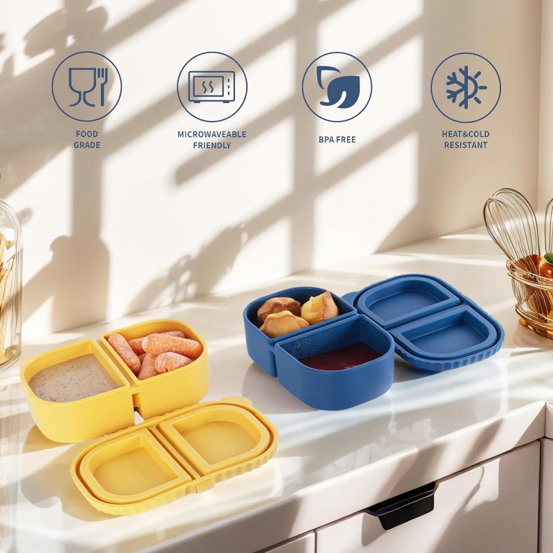 Reusable Silicone Snack Contai - Food Snacks For Picnic avis et prix