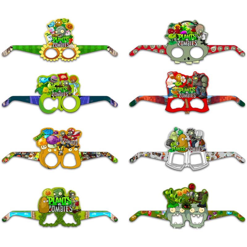 8pcs Plant Vs. Zombie Theme Pa - Zombie Snacks avis et prix