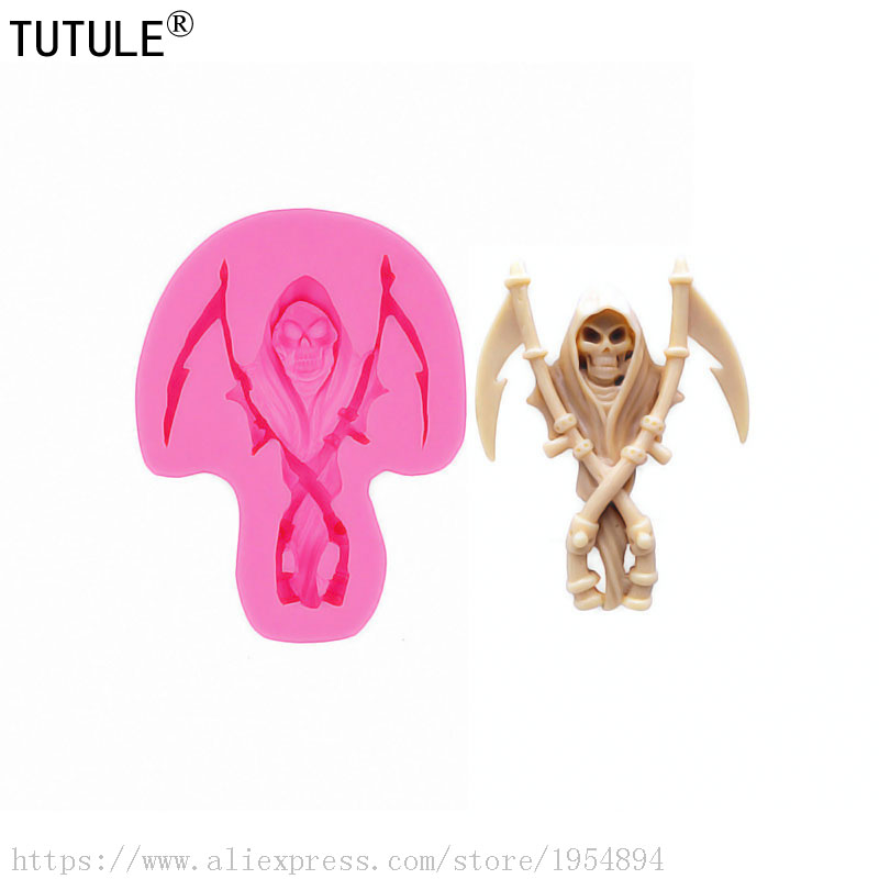 Death Scythe-SKULL SILICONE MO - Zombie Snacks avis et prix