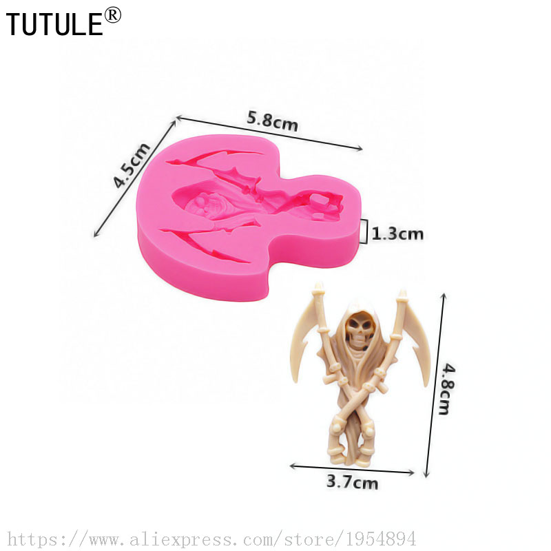 Death Scythe-SKULL SILICONE MO - Zombie Snacks avis et prix