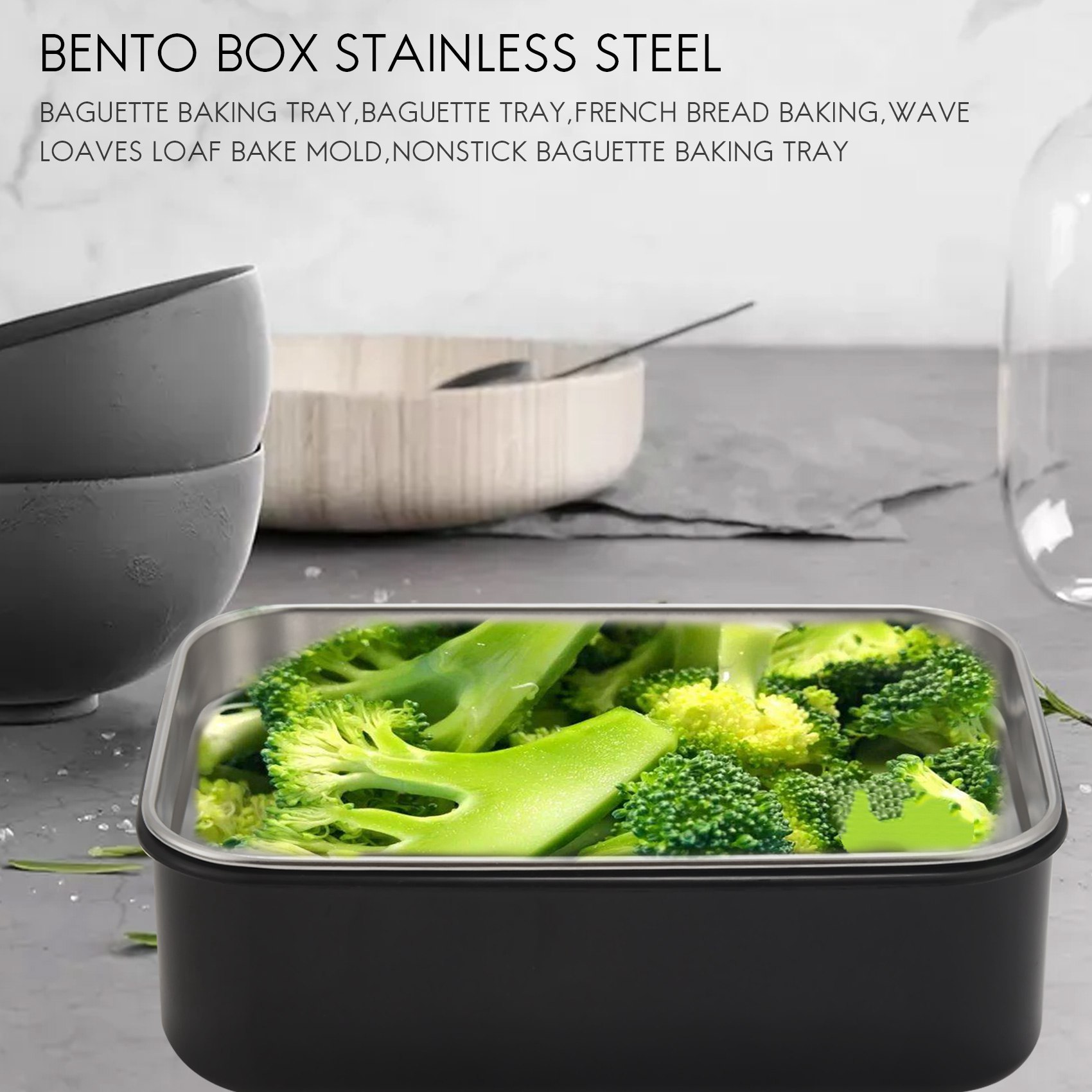 ABZT 304 Stainless Steel Stack - Black Food Or Snacks avis et prix