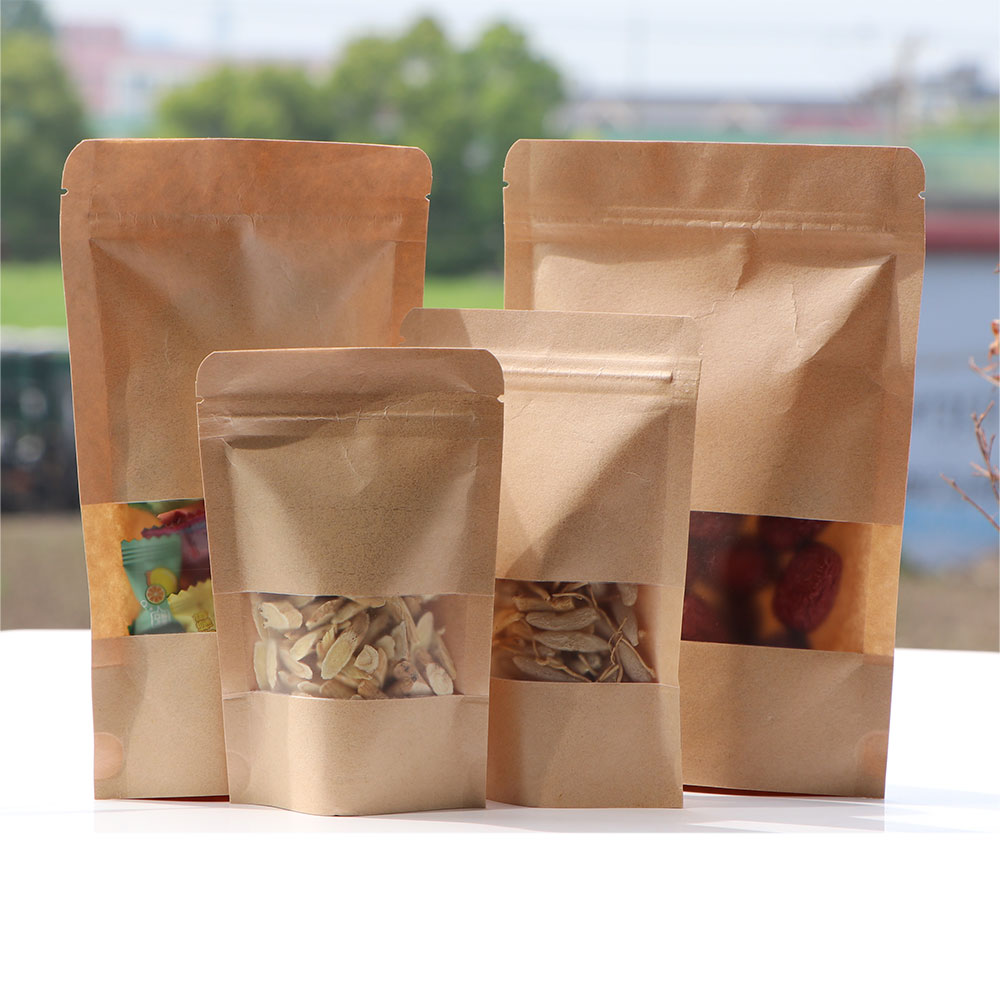Kraft Paper Zip Lock Bags with - Food Day Snacks avis et prix