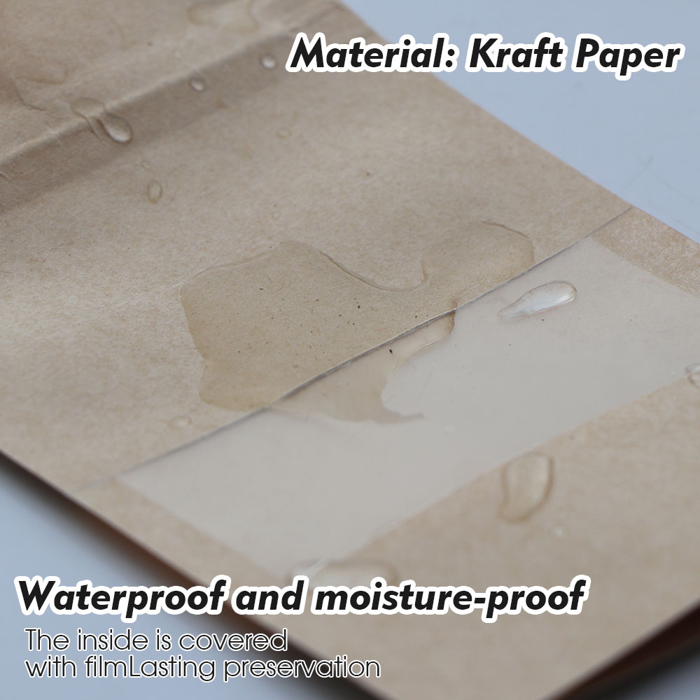 Kraft Paper Zip Lock Bags with - Food Day Snacks avis et prix