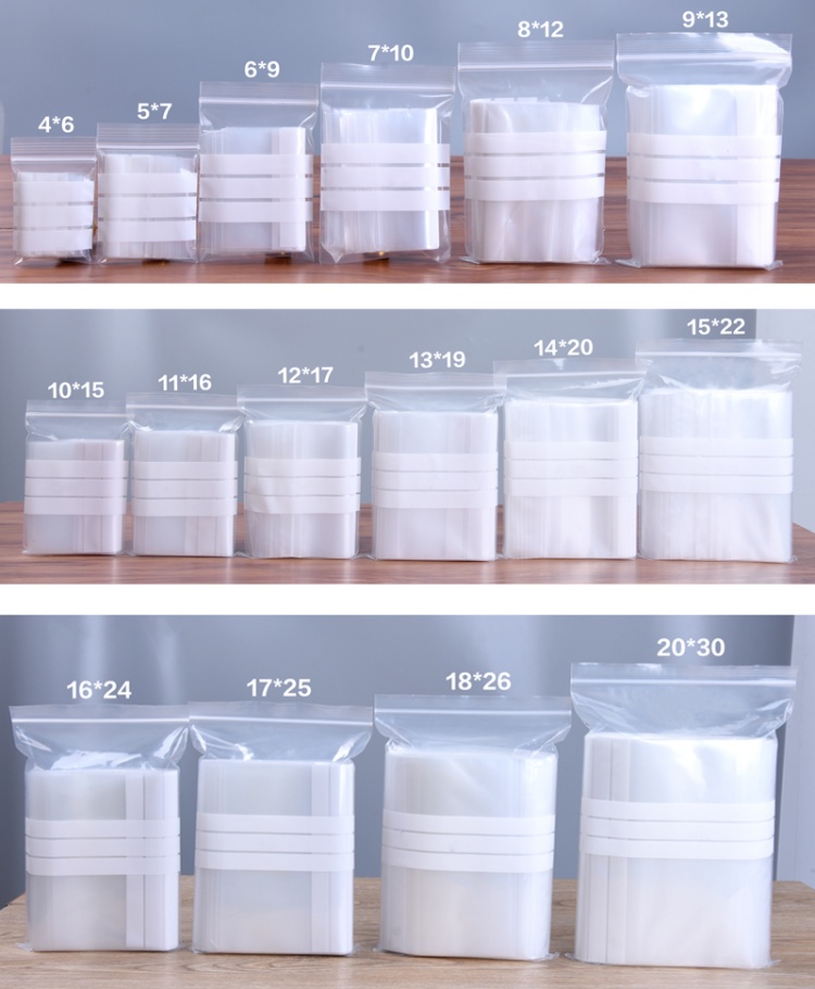 200PCS PE Clear Plastic Writin - Food Day Snacks avis et prix