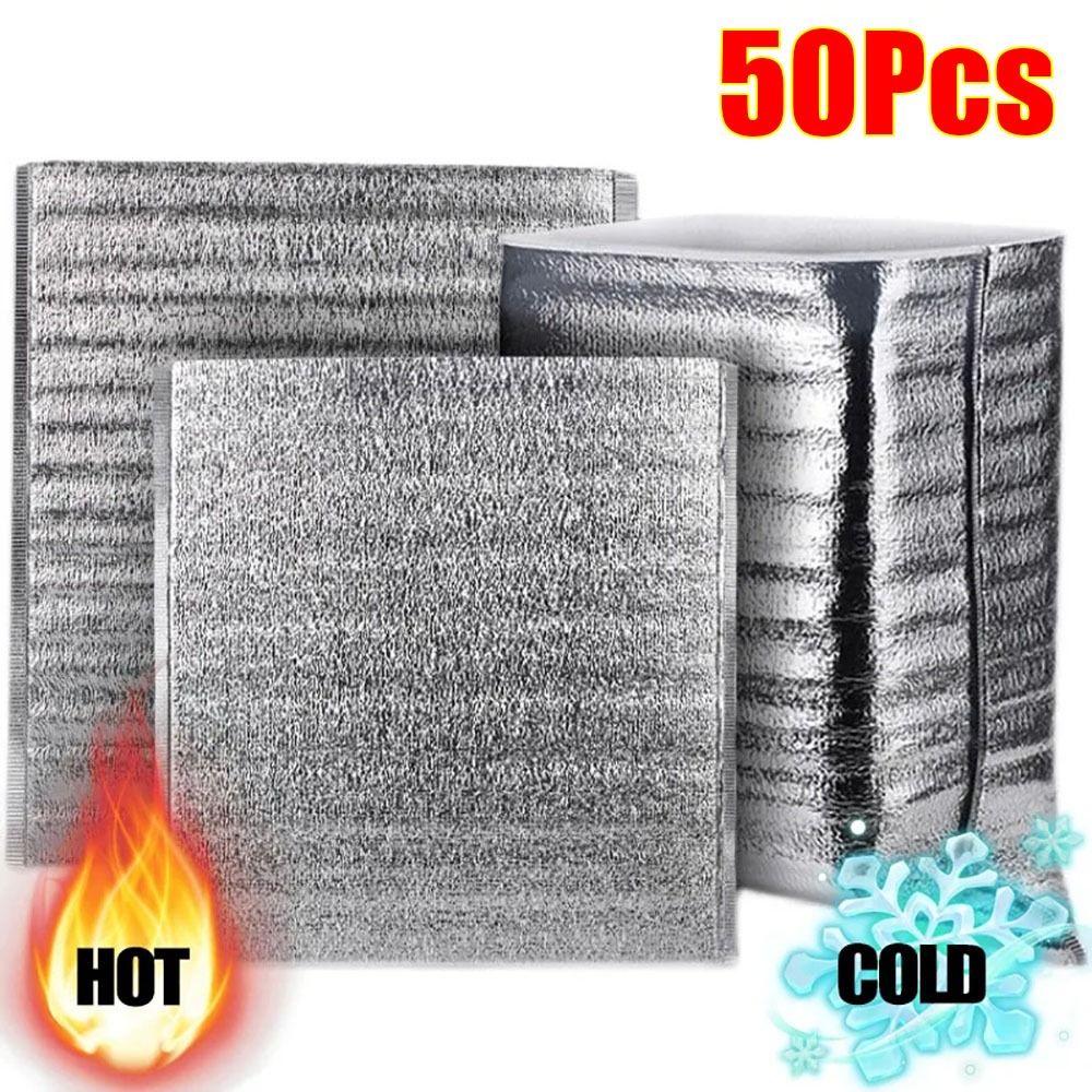 Aluminum Foil Cooler Bag Insul - Food Snacks Delivery avis et prix