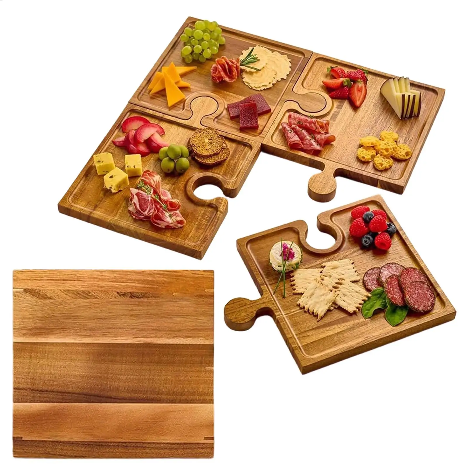 Puzzle Food Display Tray Woode - Food Platter Snacks avis et prix
