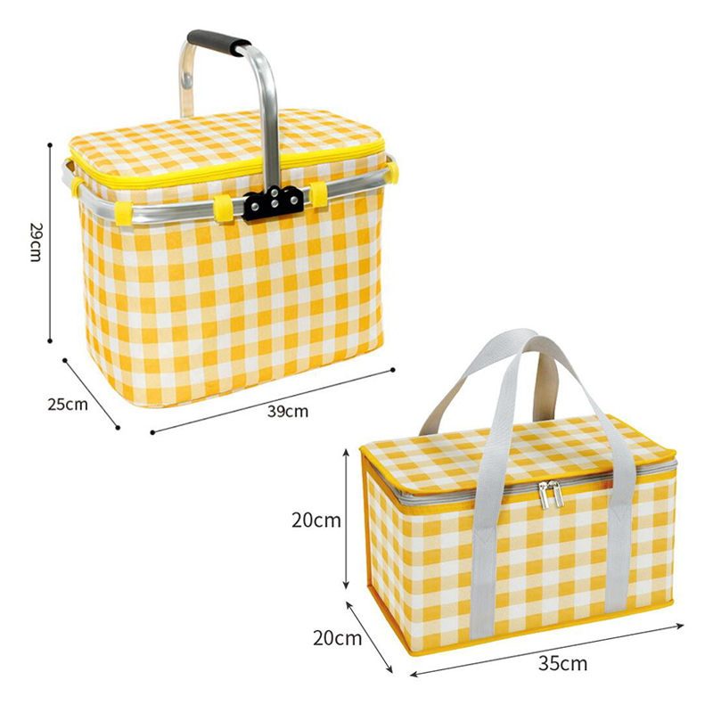 Retro Pastoral Lunch Bag Foldi - Food Snacks For Picnic avis et prix