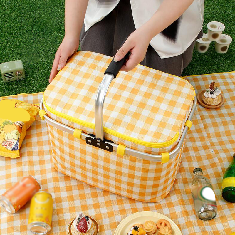 Retro Pastoral Lunch Bag Foldi - Food Snacks For Picnic avis et prix