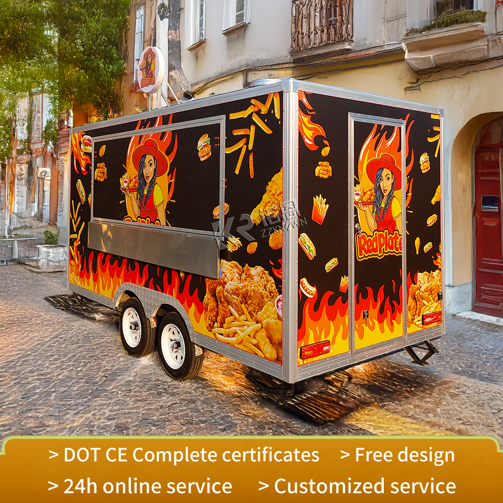 High Quality Food Cart Caravan - Quality Food Snacks avis et prix