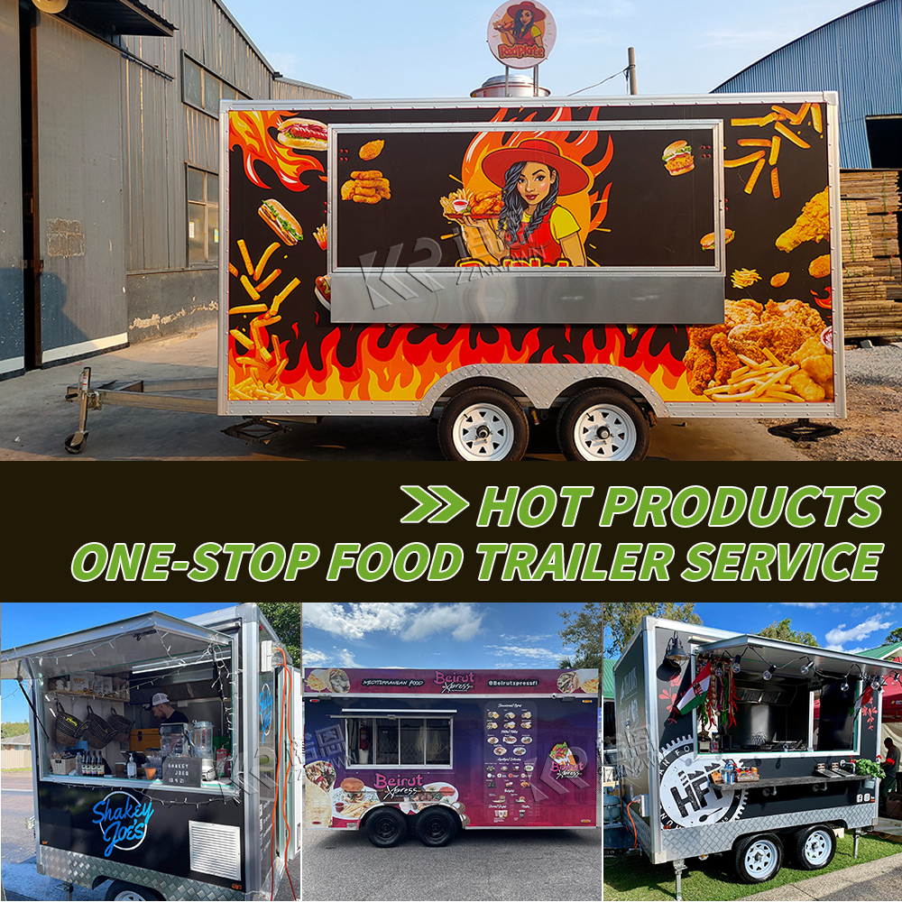 High Quality Food Cart Caravan - Quality Food Snacks avis et prix
