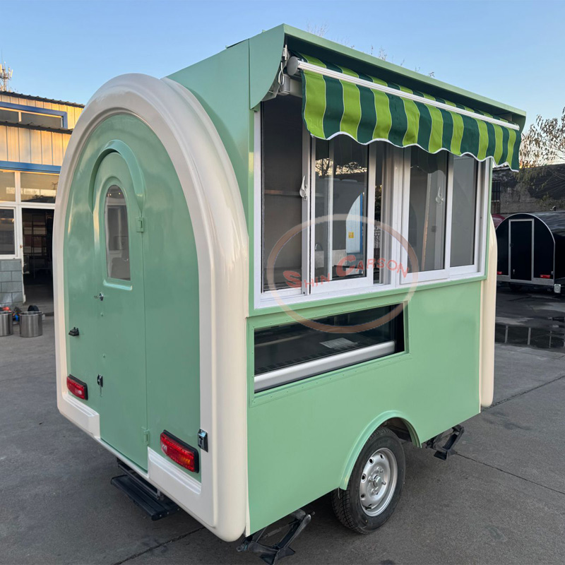 Mobile coffee, bar, sales cart - Rv Snacks & Food Zone Surat Menu avis et prix