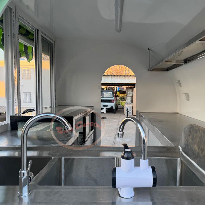 Mobile coffee, bar, sales cart - Rv Snacks & Food Zone Surat Menu avis et prix