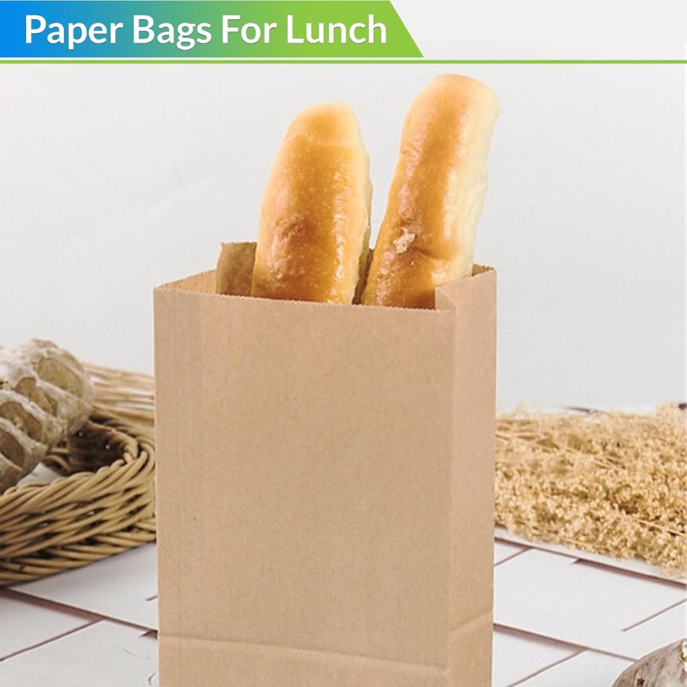 4lb Brown Paper Lunch Bags 50  - Food Snacks For Picnic avis et prix