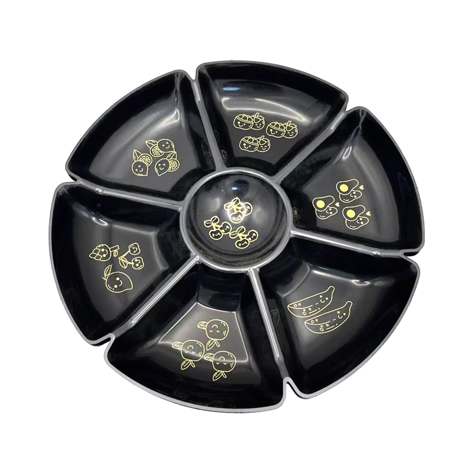 Divided Snack Serving Tray Mul - Food Platter Snacks avis et prix