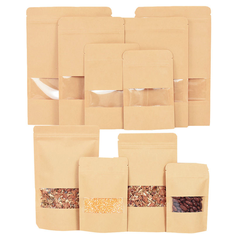 20/50pcs Kraft Paper Zip Lock  - Food Day Snacks avis et prix