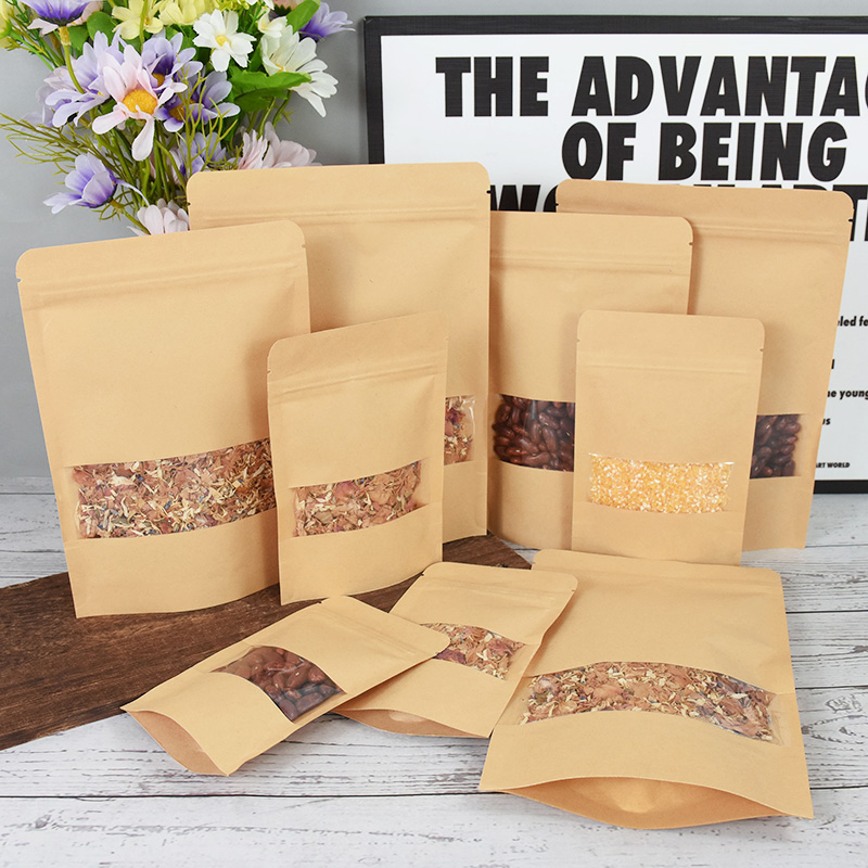 20/50pcs Kraft Paper Zip Lock  - Food Day Snacks avis et prix