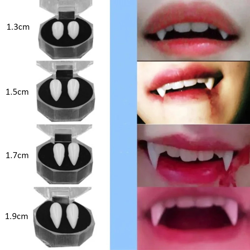 1-4Pairs Vampire Fangs&Zombie  - Zombie Snacks avis et prix