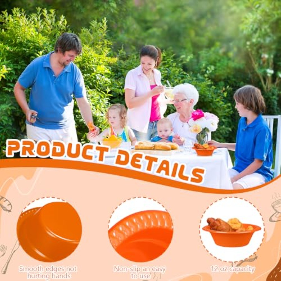 30 Pack 12 oz Disposable Plast - Food Snacks For Picnic avis et prix