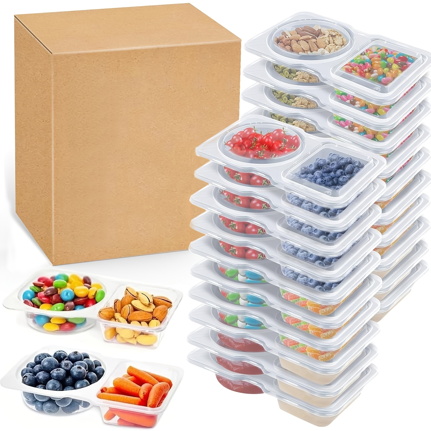 10Pcs Food Storage Containers  - Food Snacks For Picnic avis et prix