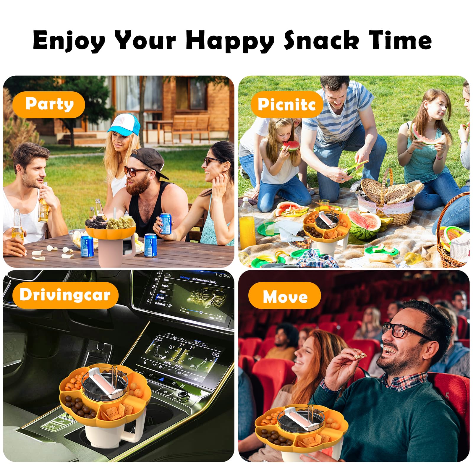 Reusable Silicone Snack Platte - Food Platter Snacks avis et prix