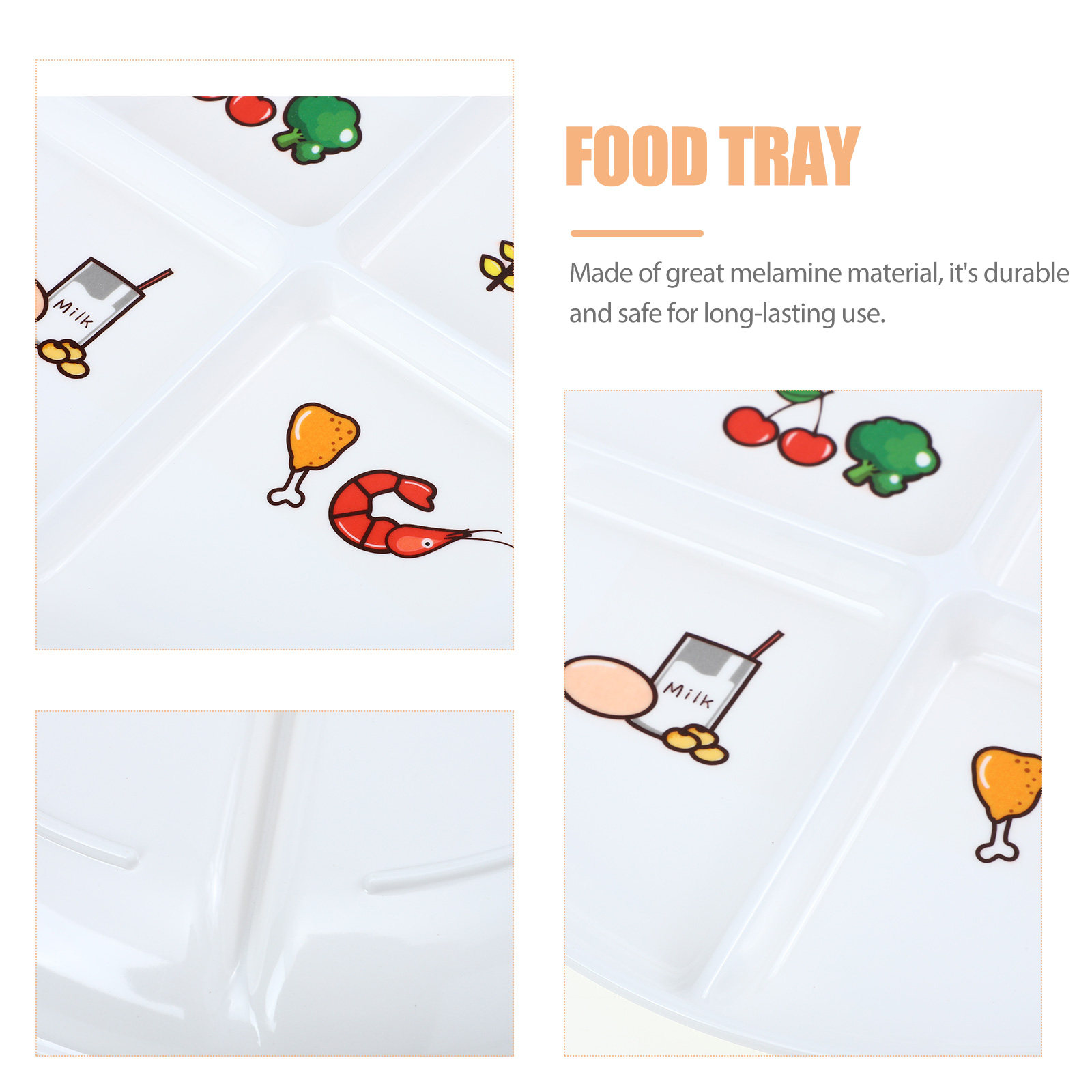 Multi-Grids Food Tray High Qua - Quality Food Snacks avis et prix