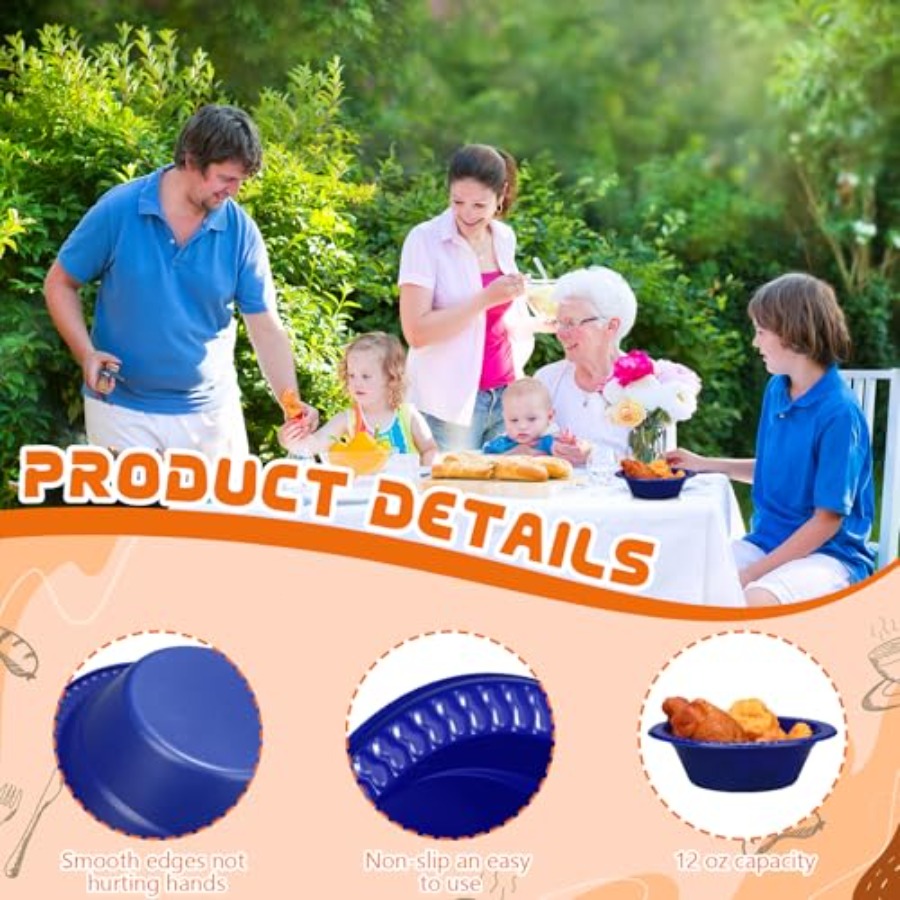 30 Pack 12 oz Disposable Plast - Food Snacks For Picnic avis et prix