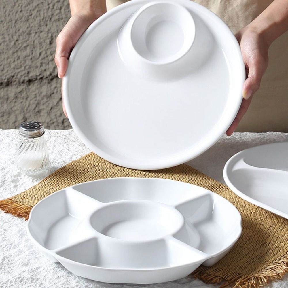 Melamine Food Serving Tray Div - Food Platter Snacks avis et prix