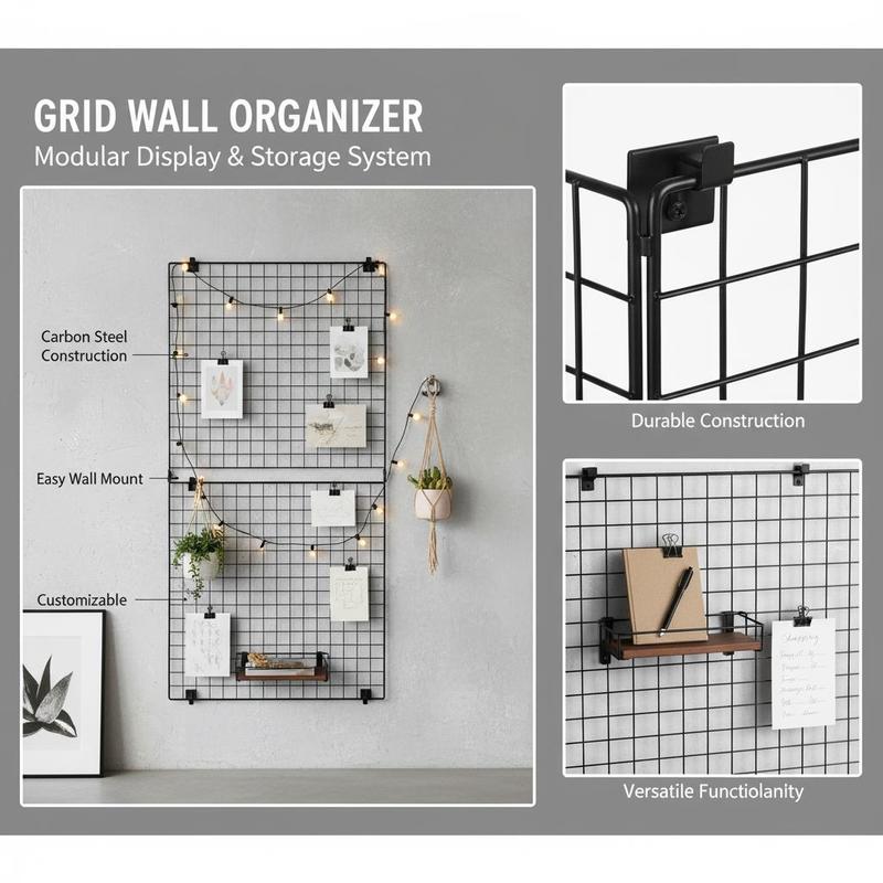 3 Packs Grid Wall Panels, 2 x  - Foods X avis et prix