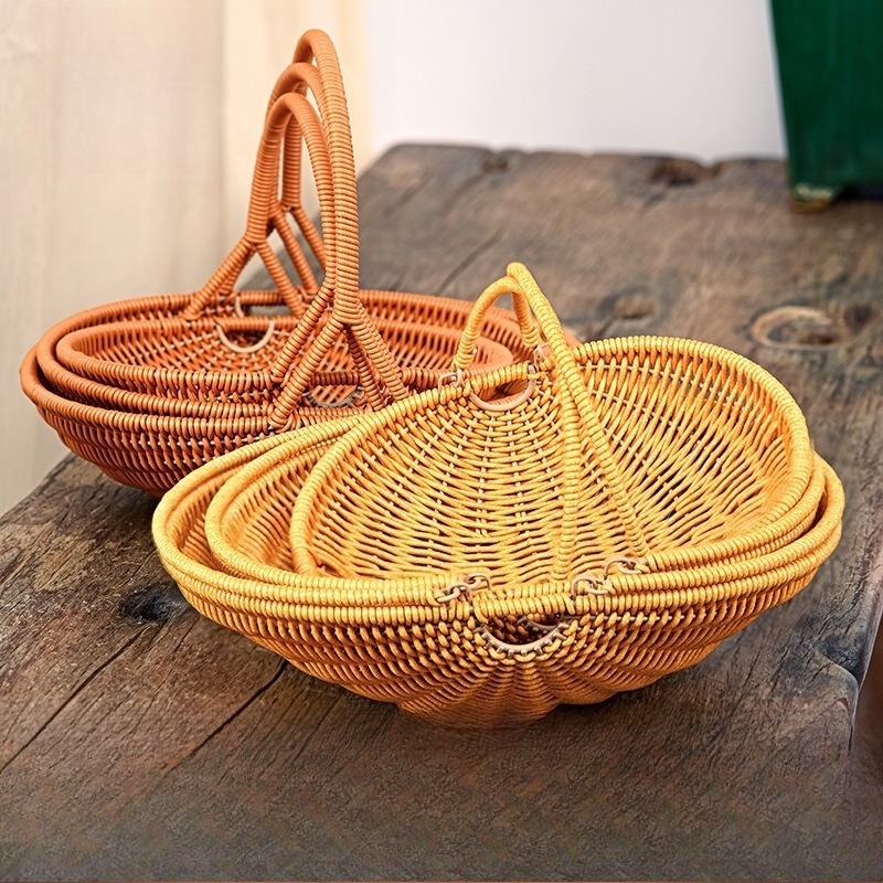 Plastic Imitation Rattan Woven - Food Snacks For Picnic avis et prix