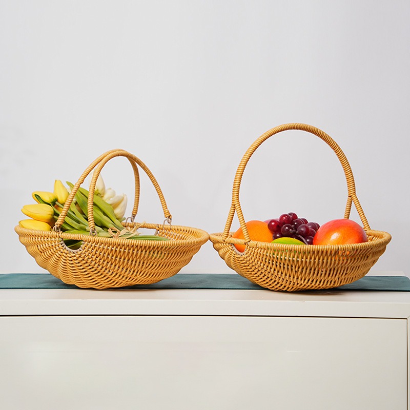 Plastic Imitation Rattan Woven - Food Snacks For Picnic avis et prix