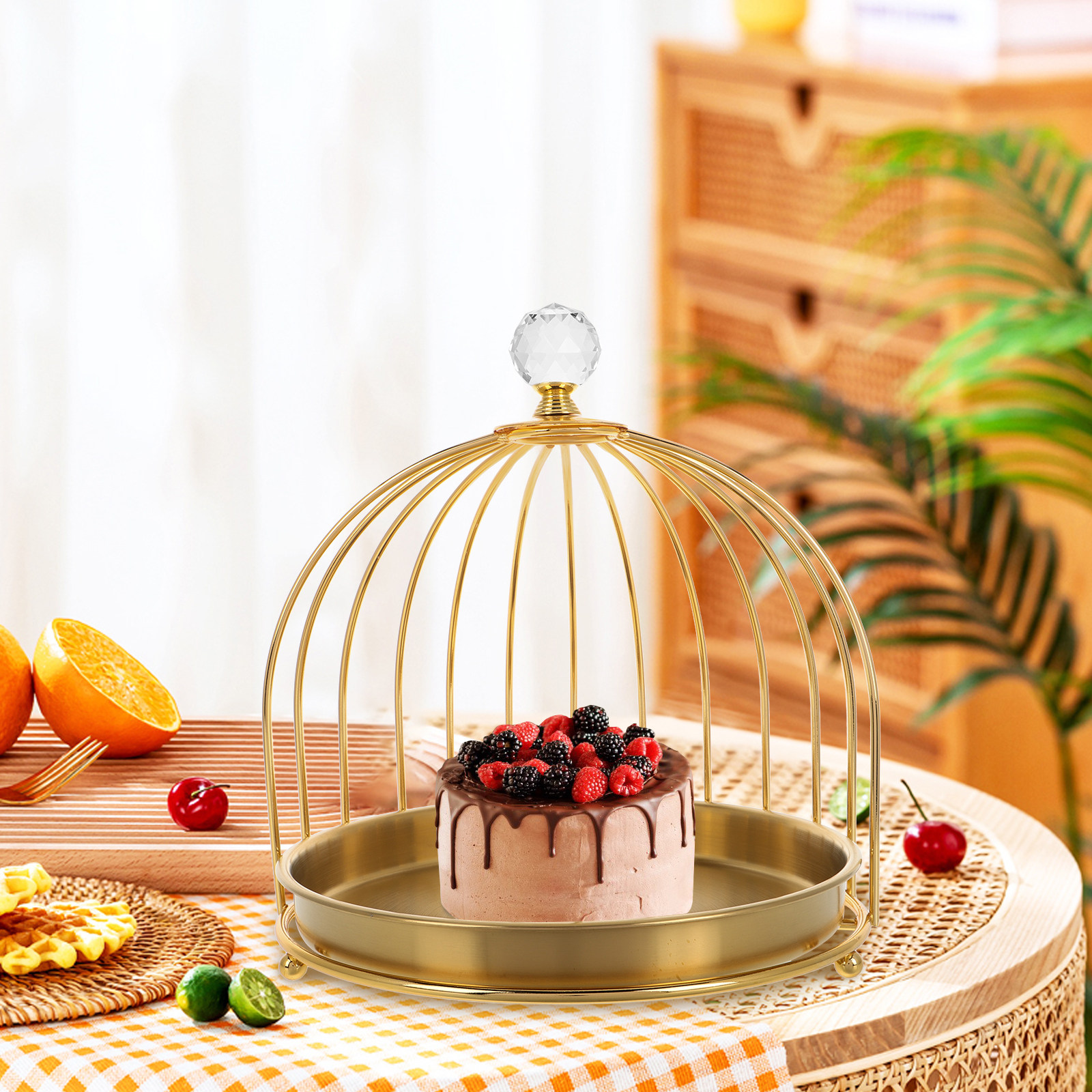 Stylish Birdcage Serving Stand - Food Platter Snacks avis et prix
